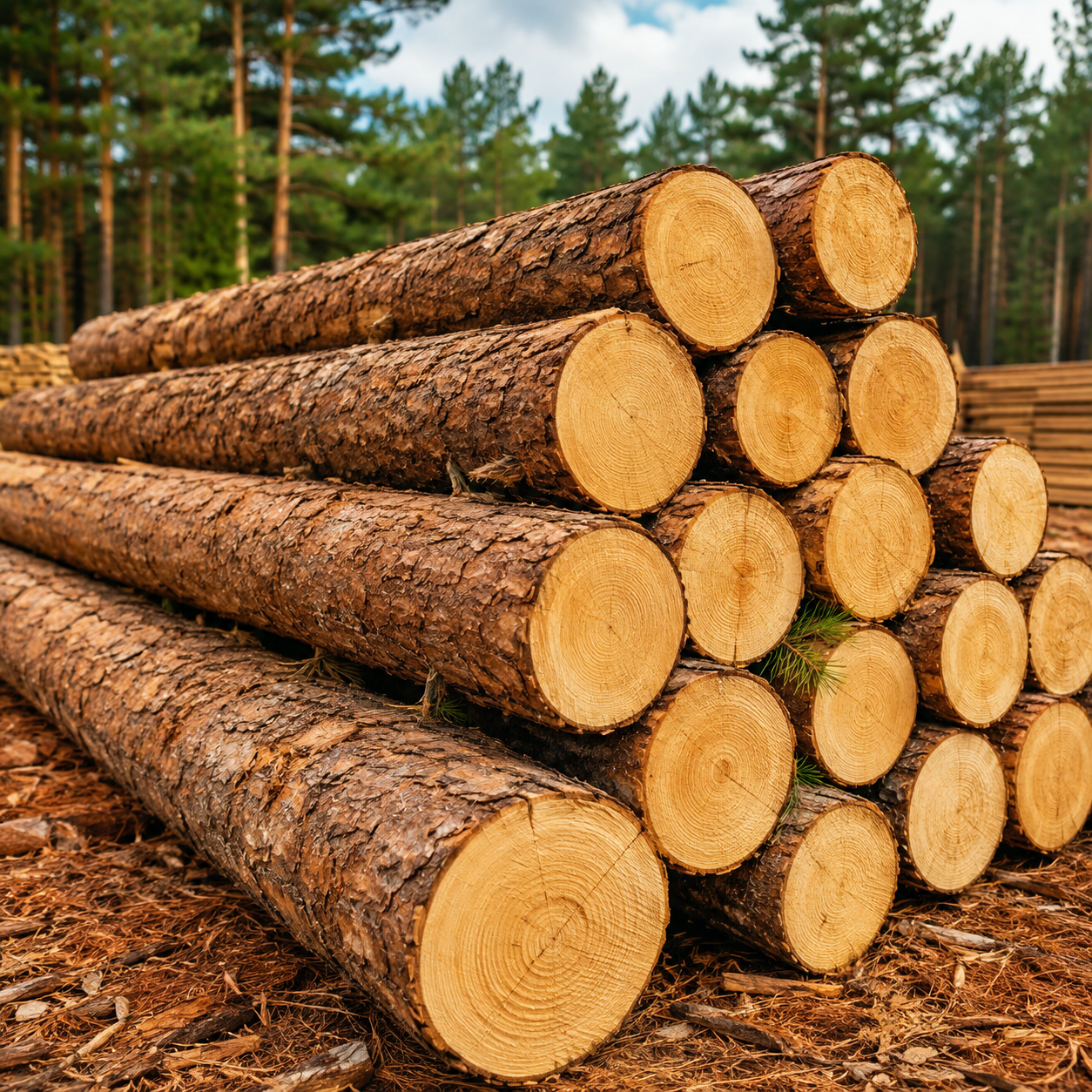 Pine Wood Logs